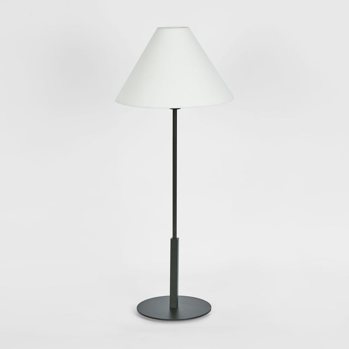 Alpine Table Lamp Black with Shade