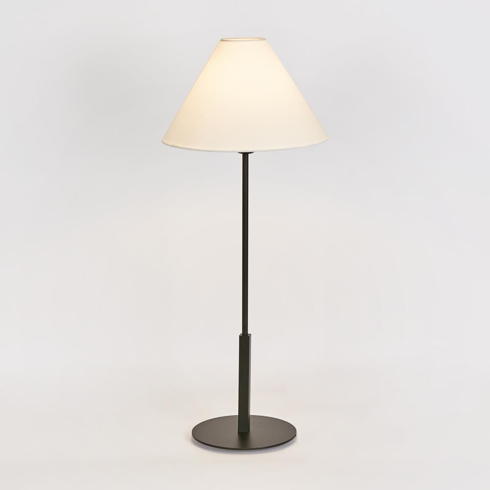 Alpine Table Lamp Black with Shade
