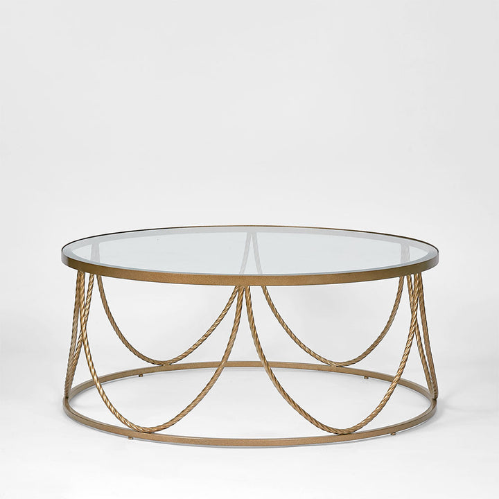 Palais Round Coffee Table Gold
