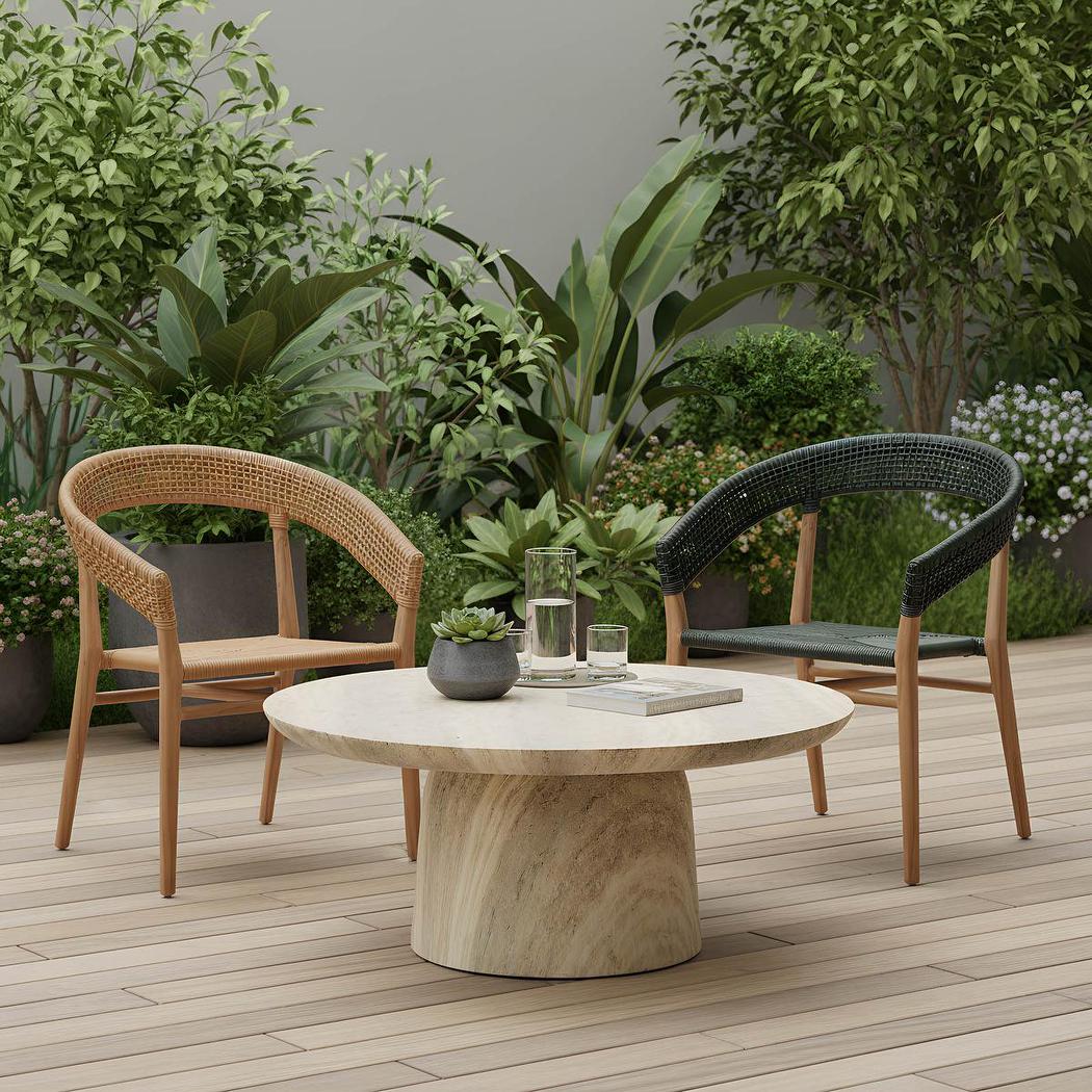 Parisi outdoor coffee table, view 4