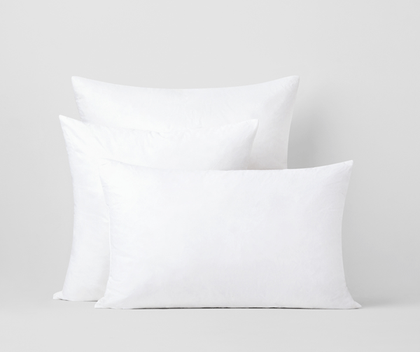 Belgian linen square cushion in Neutral, view 3