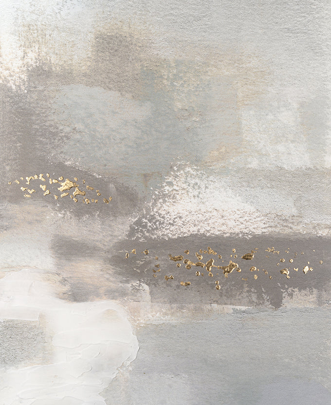 Subtle Traces Platinum hand-finished canvas artwork – view 3