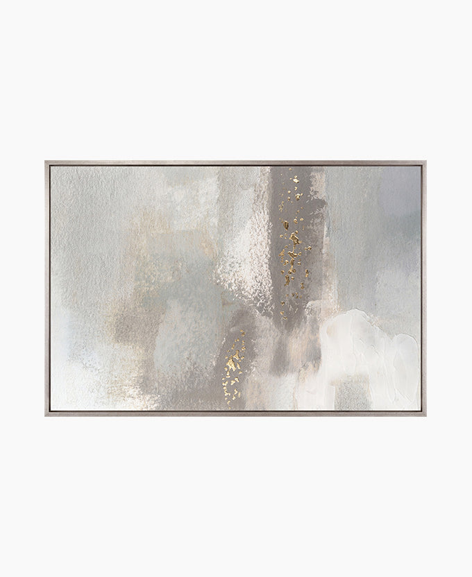 Subtle Traces Platinum hand-finished canvas artwork – view 4