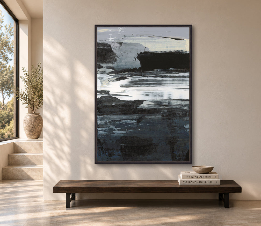 Tenebris Platinum hand-finished canvas artwork – view 2