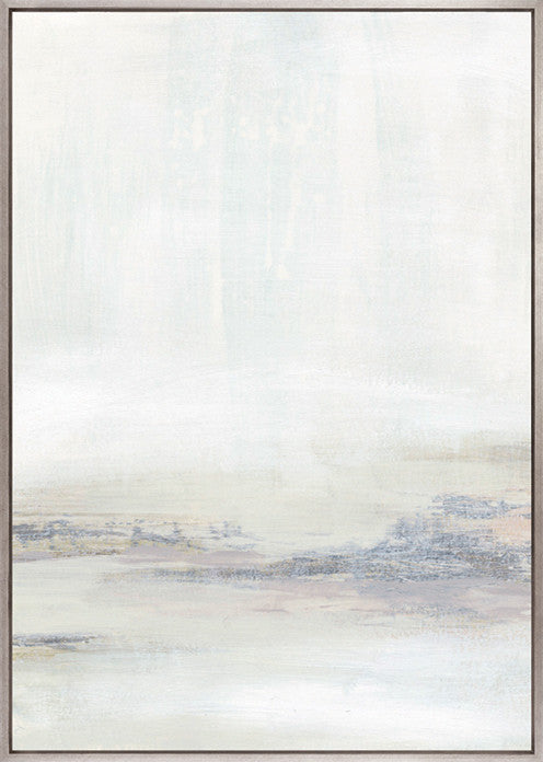 Floating Drift Platinum hand-finished canvas artwork