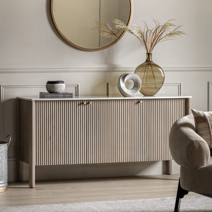 Marmo 3 Door Sideboard 1516x450x750mm