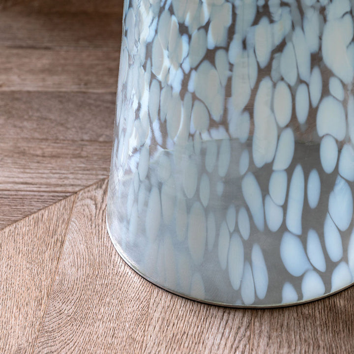 Murano Side Table White 395x395x465mm