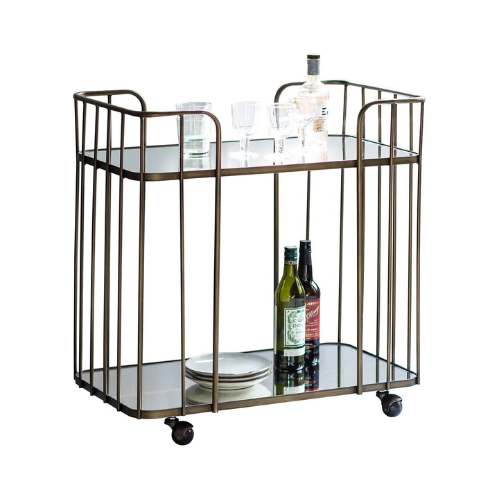 Verona Brass Drinks Trolley