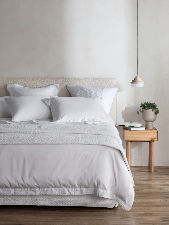 Aspen White Pure Cotton Valance