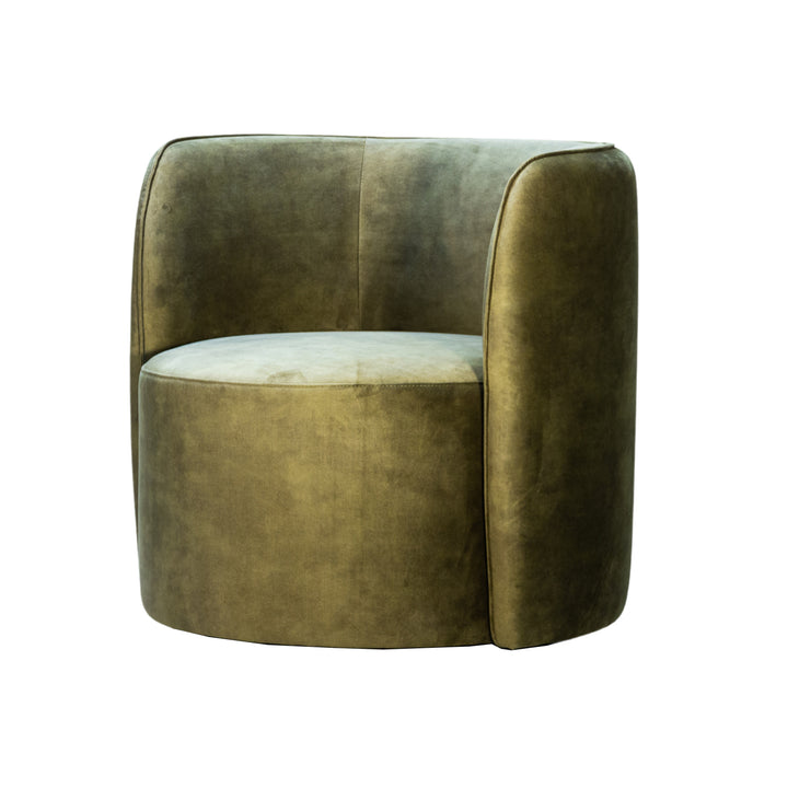 Aubrey Swivel Chair Moss Velvet