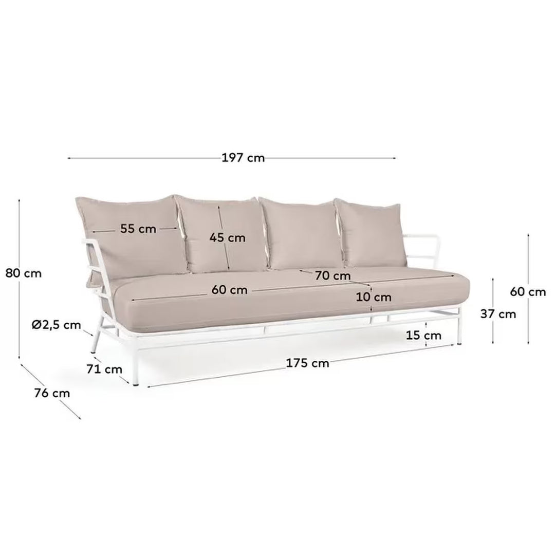 Marbella White Sofa