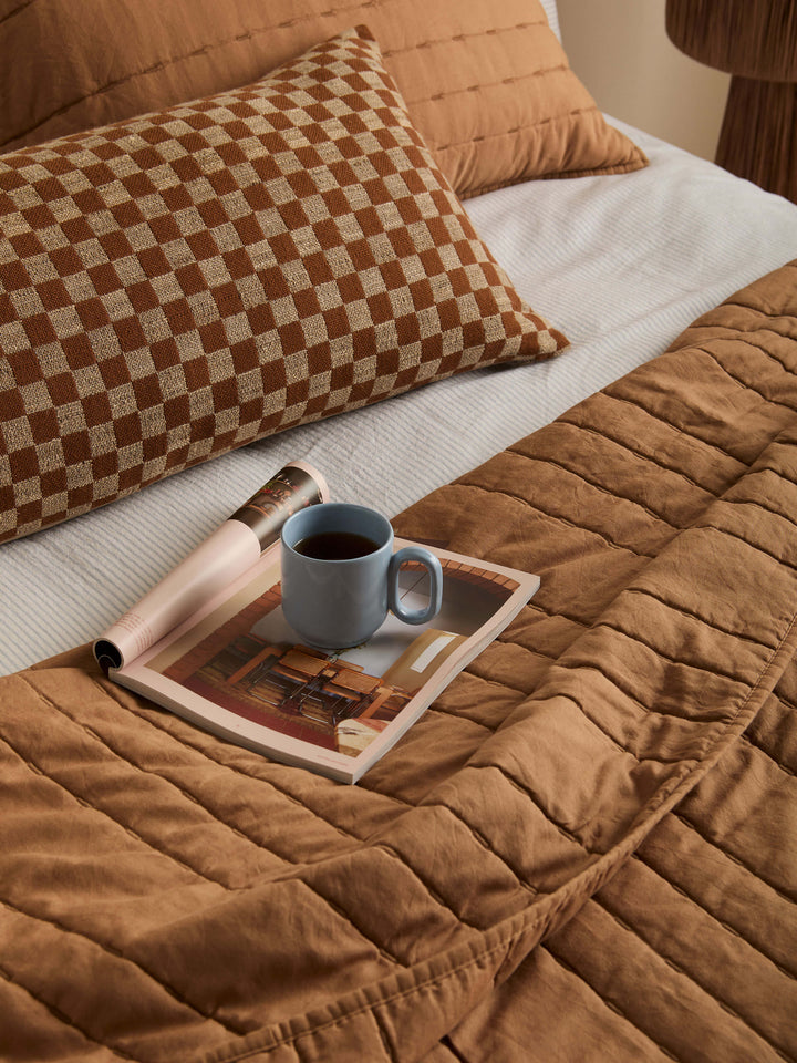 Celeste Sky Linen & Cotton Sheet Set