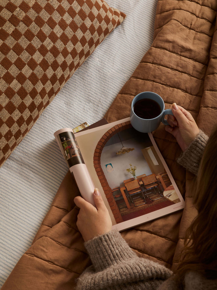 Celeste Sky Linen & Cotton Sheet Set