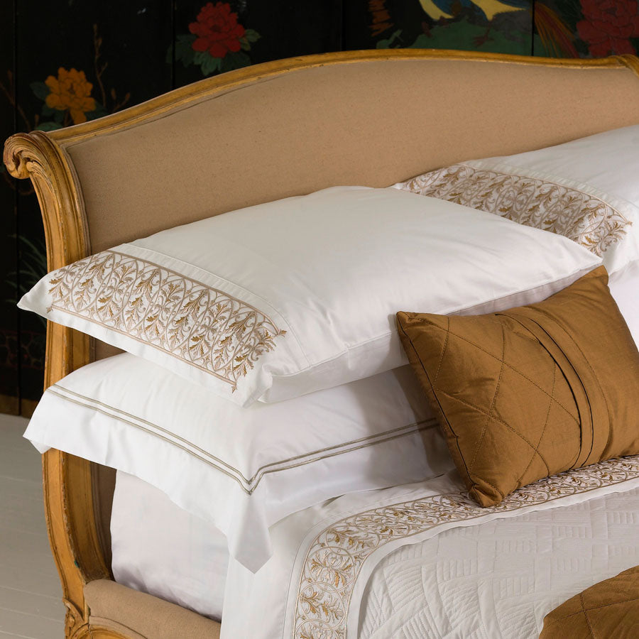 Classique pewter King pillowcases, view 2