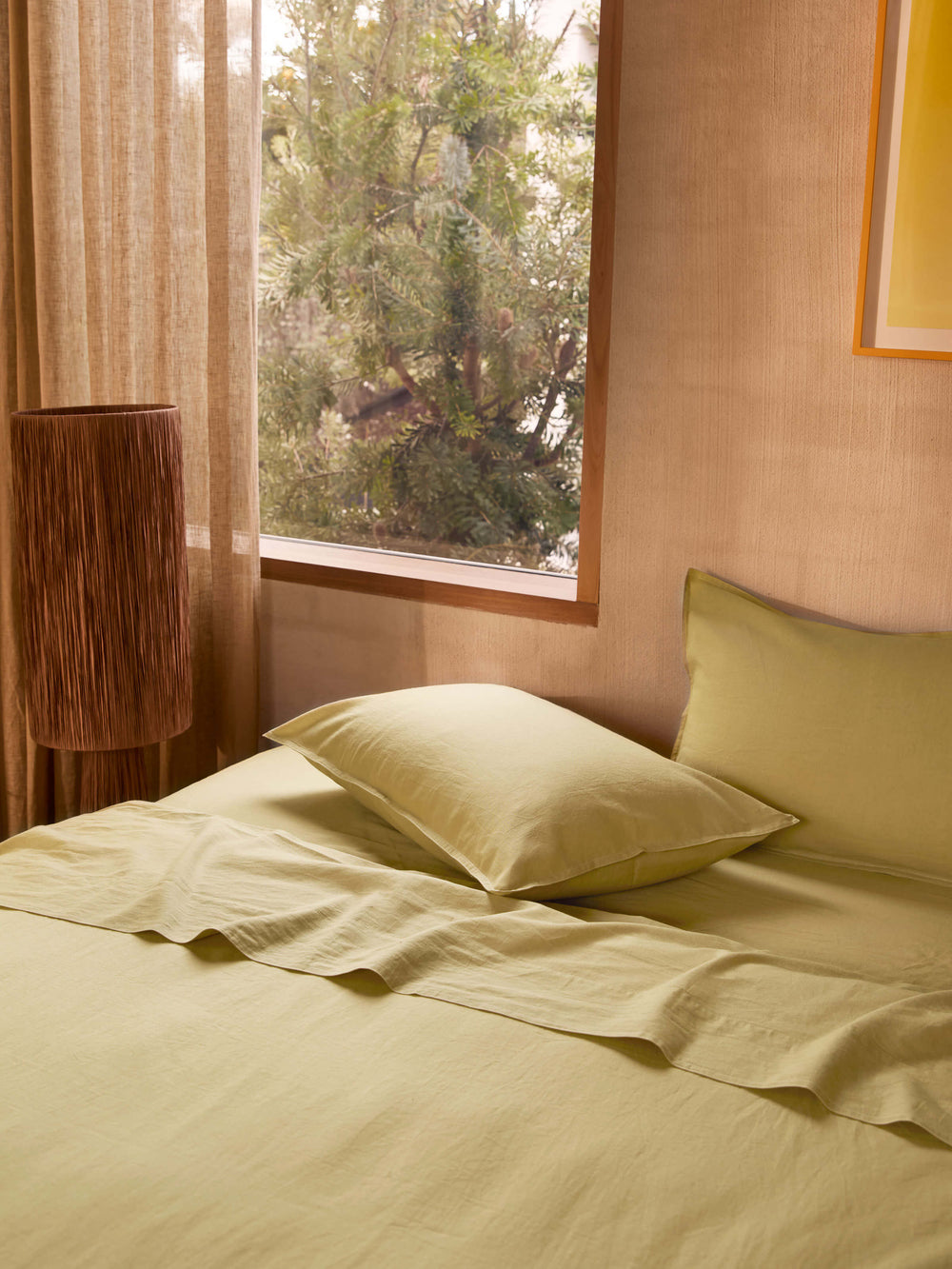 Eve Pear Linen & Cotton Pillowcases