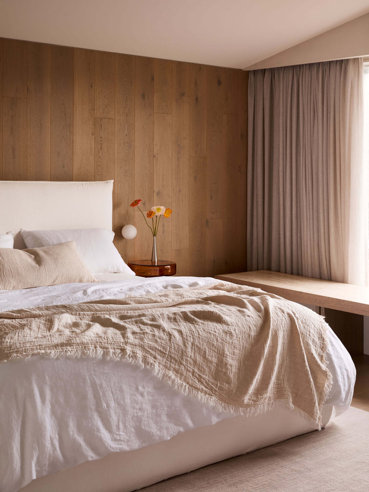 Mondo White Organic French Linen Duvet Cover Set