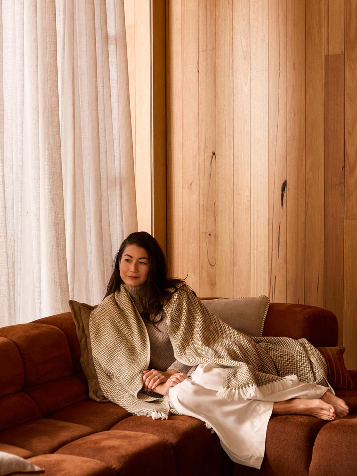 Copenhagen Wasabi Pure Cashmere Throw