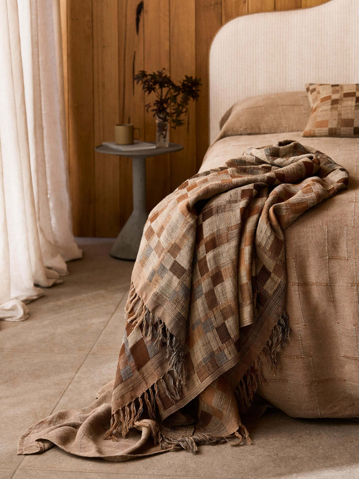 August Wool & Silk Throw