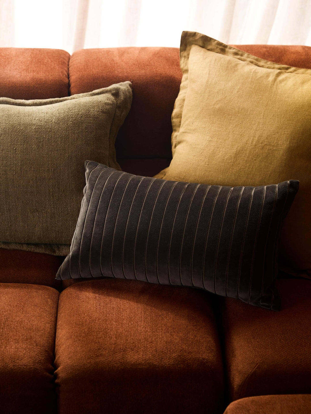 Easton Nori Velvet Mini Cushion