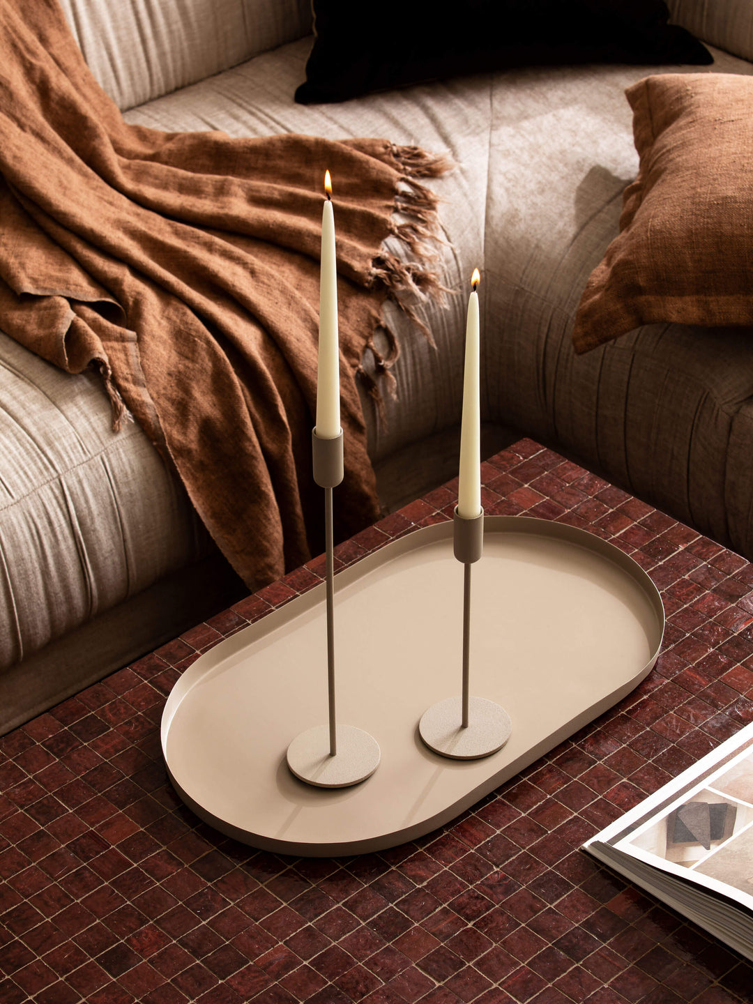 Burton Cafe Heavy Linen Throw