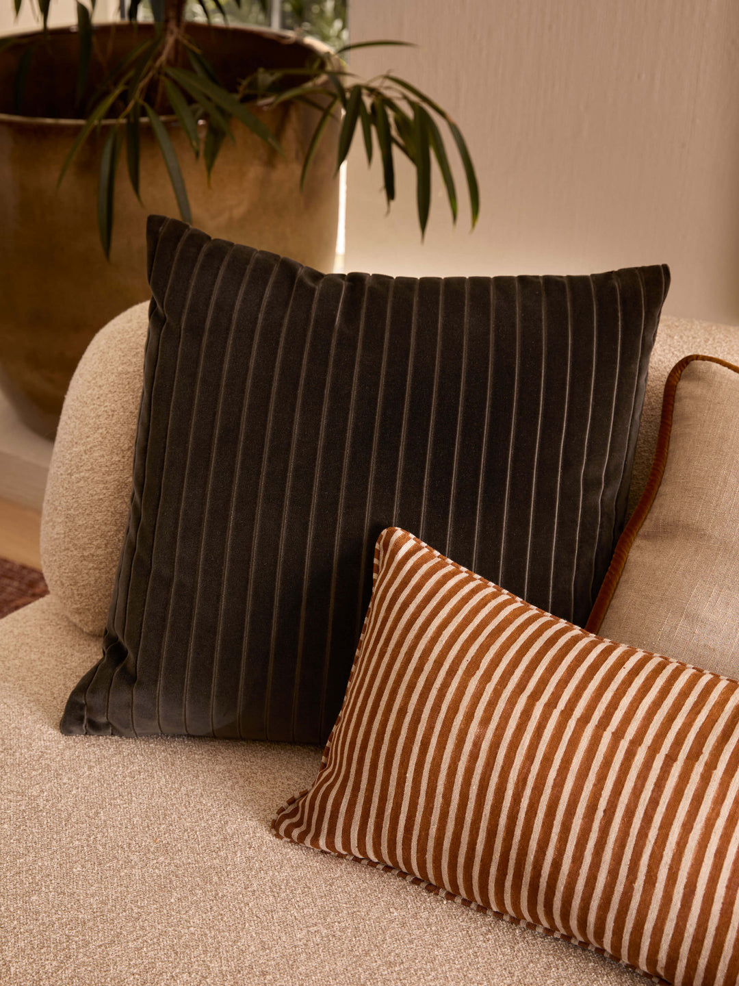 Easton Nori Velvet Cushion