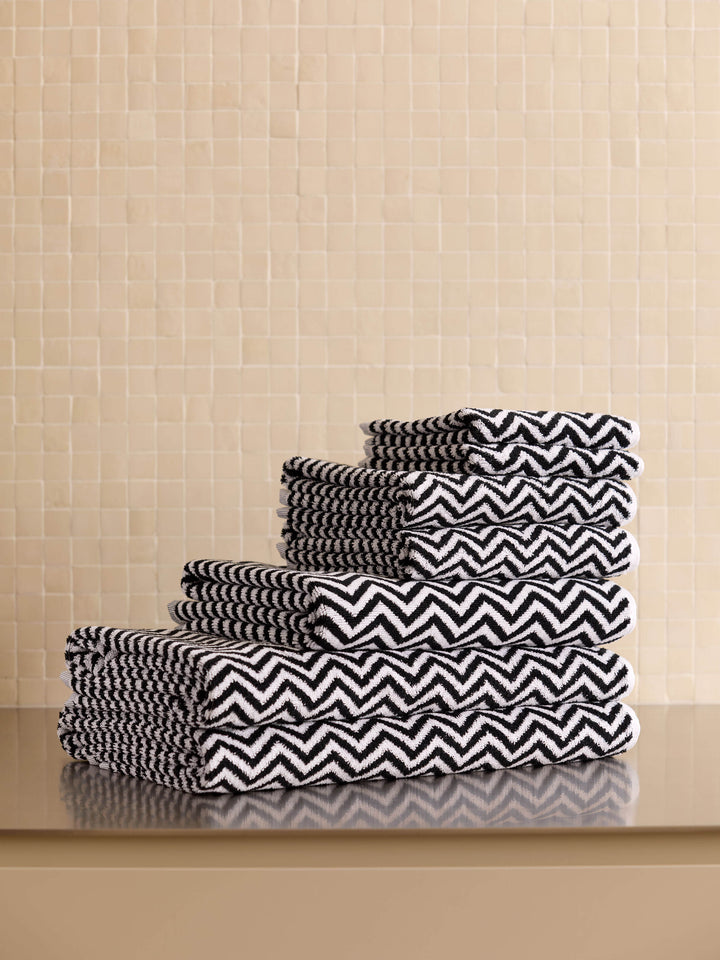 Herringbone Face Towel Set