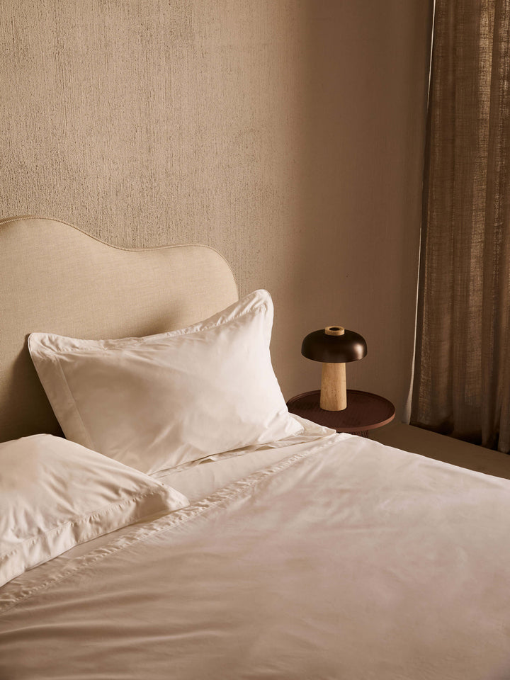 Grosgrain White Egyptian Cotton Duvet Cover Set