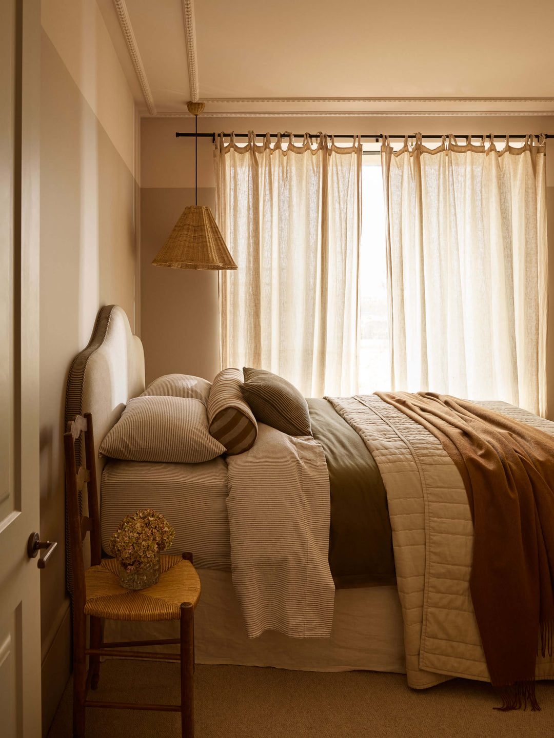 Camille Caramel/Latte Australian Wool Throw