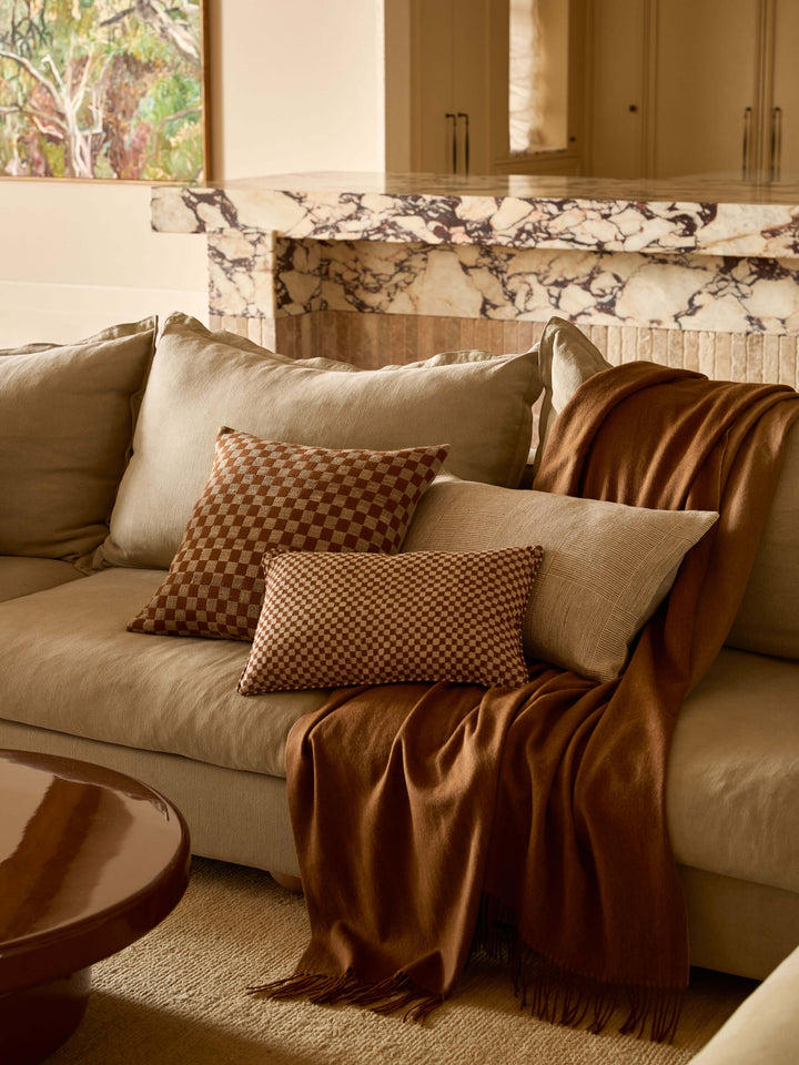 Vida Natural Linen Rectangle Cushion