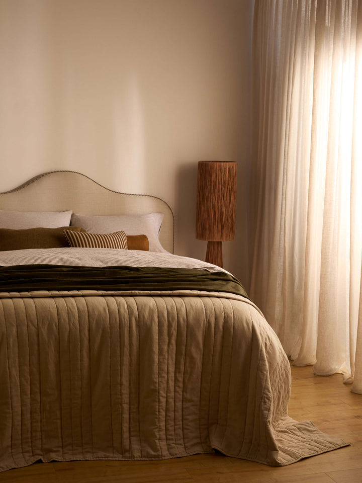 Camille Olive/Nori Australian Wool Throw