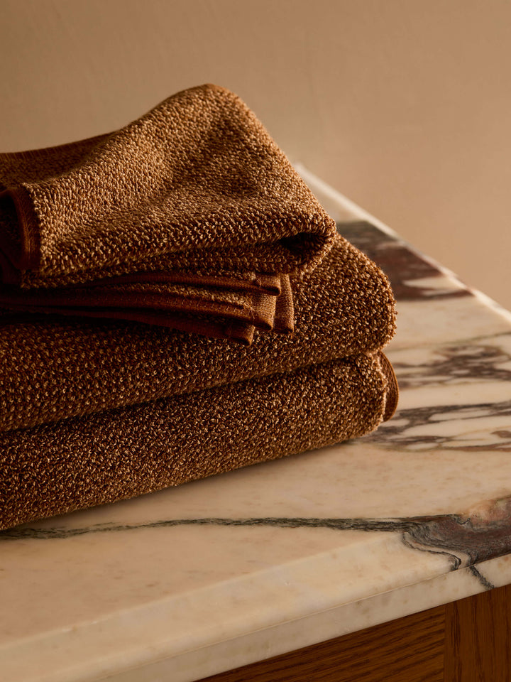 Tweed Brulee Towels