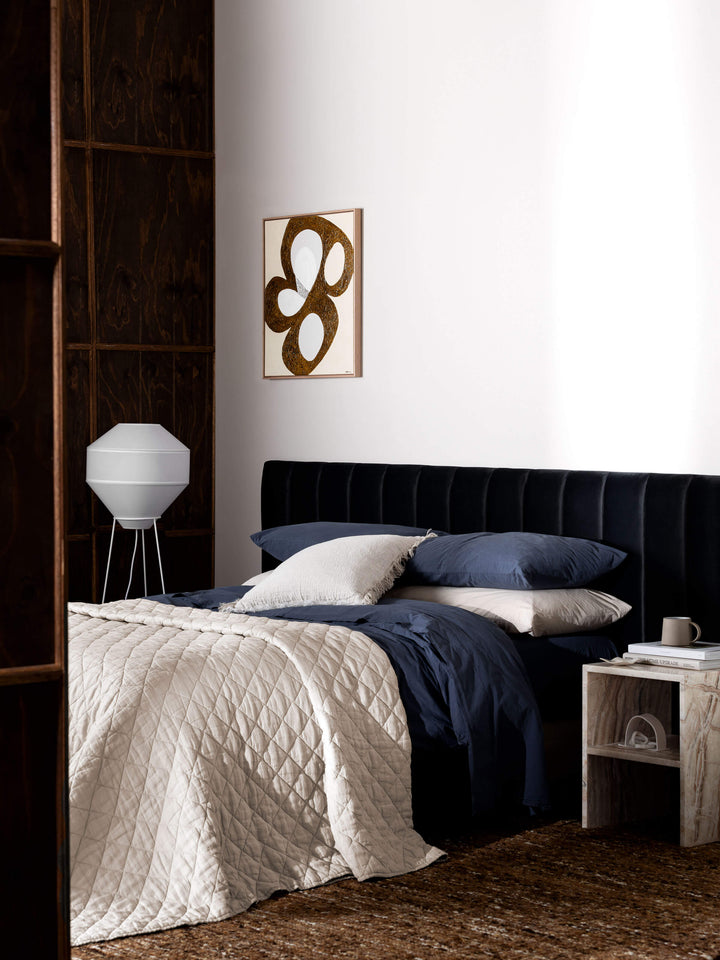 Nordic Navy Portuguese Cotton Pillowcases