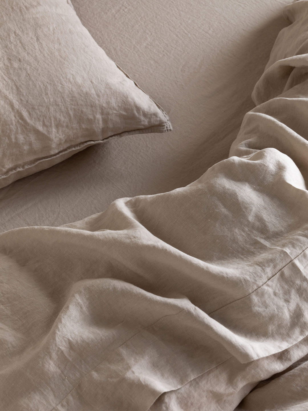 Mondo Oatmeal Organic French Linen Pillowcases