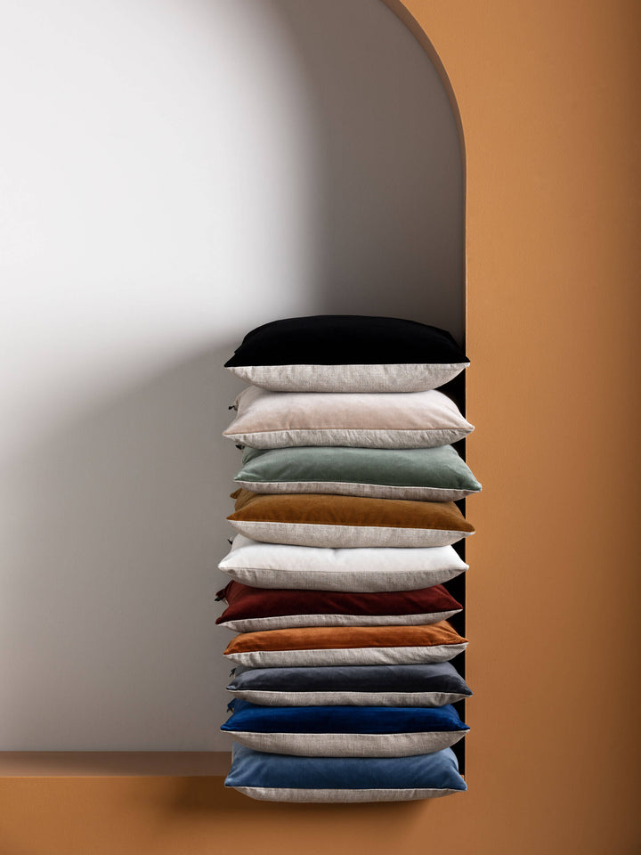 Etro Graphite Velvet Cushion
