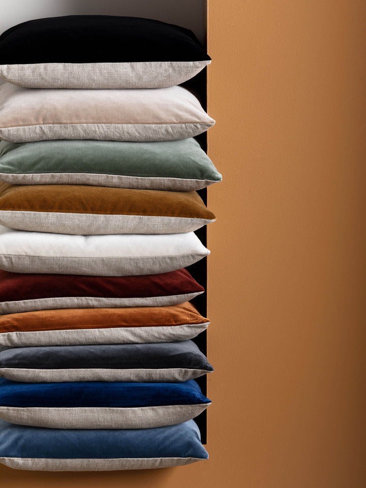 Etro Graphite Velvet Cushion