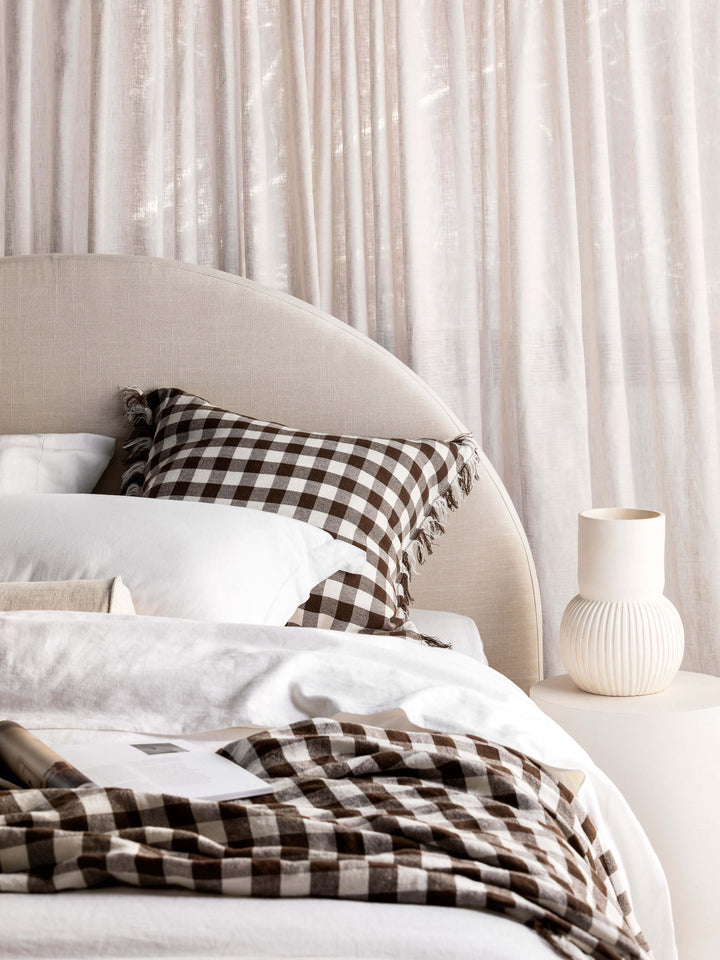 Avenue White Linen & Cotton Duvet Cover Set