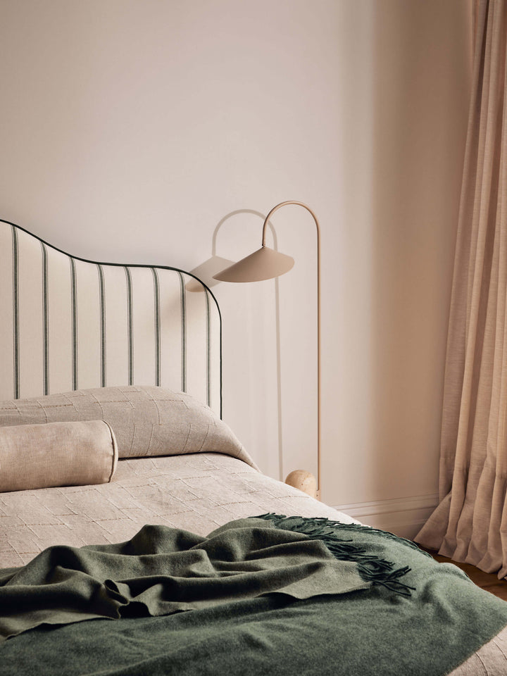 Mae Natural Pure Linen Bolster Cushion