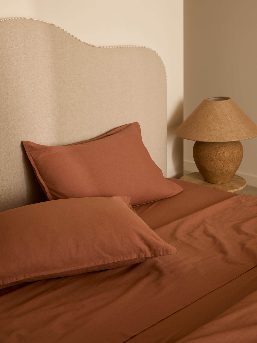 Avenue Clay Linen & Cotton Pillowcases