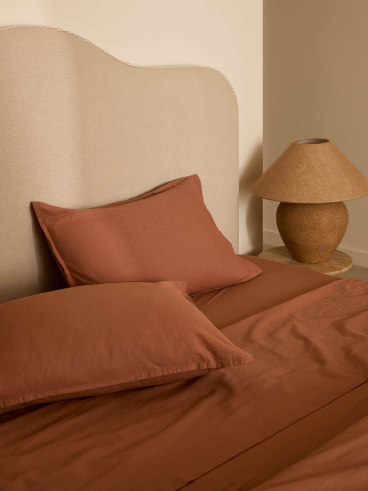 Avenue Clay Linen & Cotton Pillowcases
