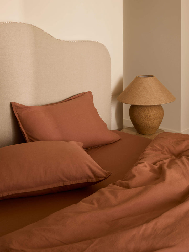 Avenue Clay Linen & Cotton Sheet Set
