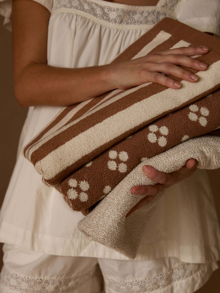 Tweed Nougat Towels