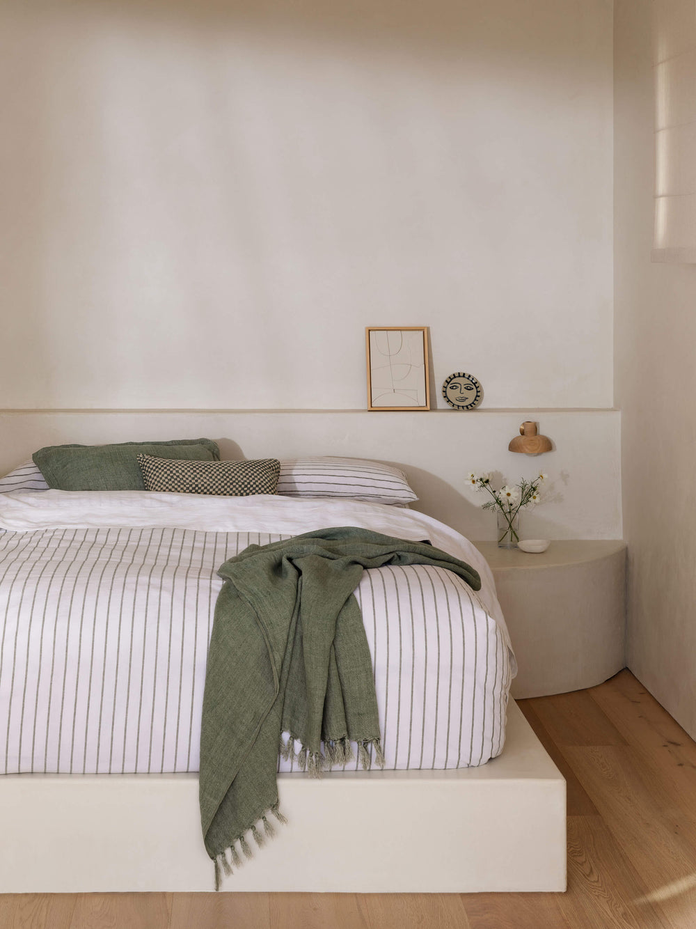 Burton Seagrass Heavy Linen Throw
