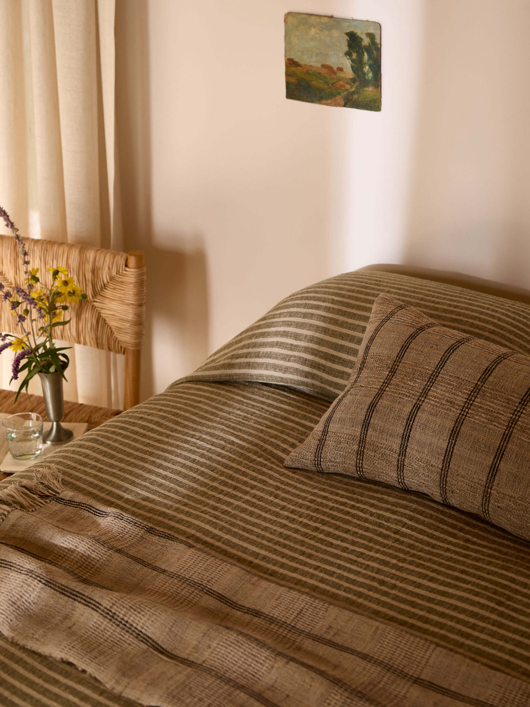 Husk Rectangle Wool & Silk Cushion