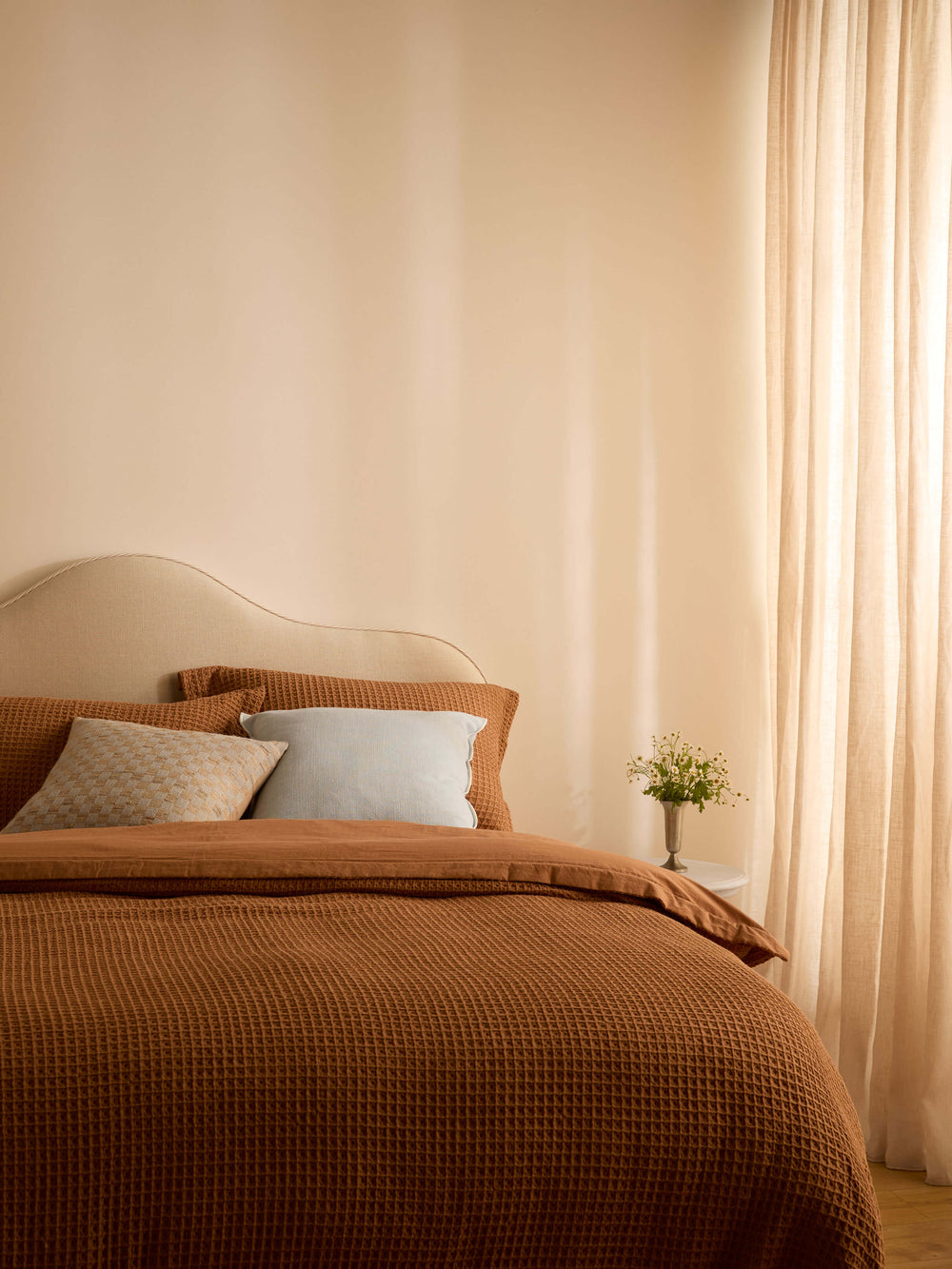 Romy Sky Linen & Cotton Cushion