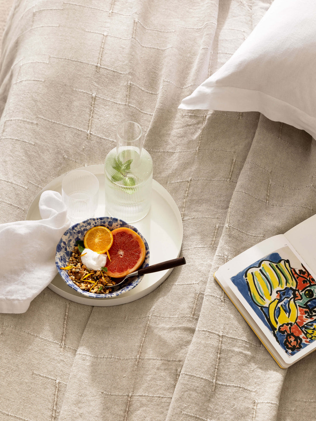 Avenue White Linen & Cotton Pillowcases