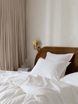 Avenue White Linen & Cotton Duvet Cover Set