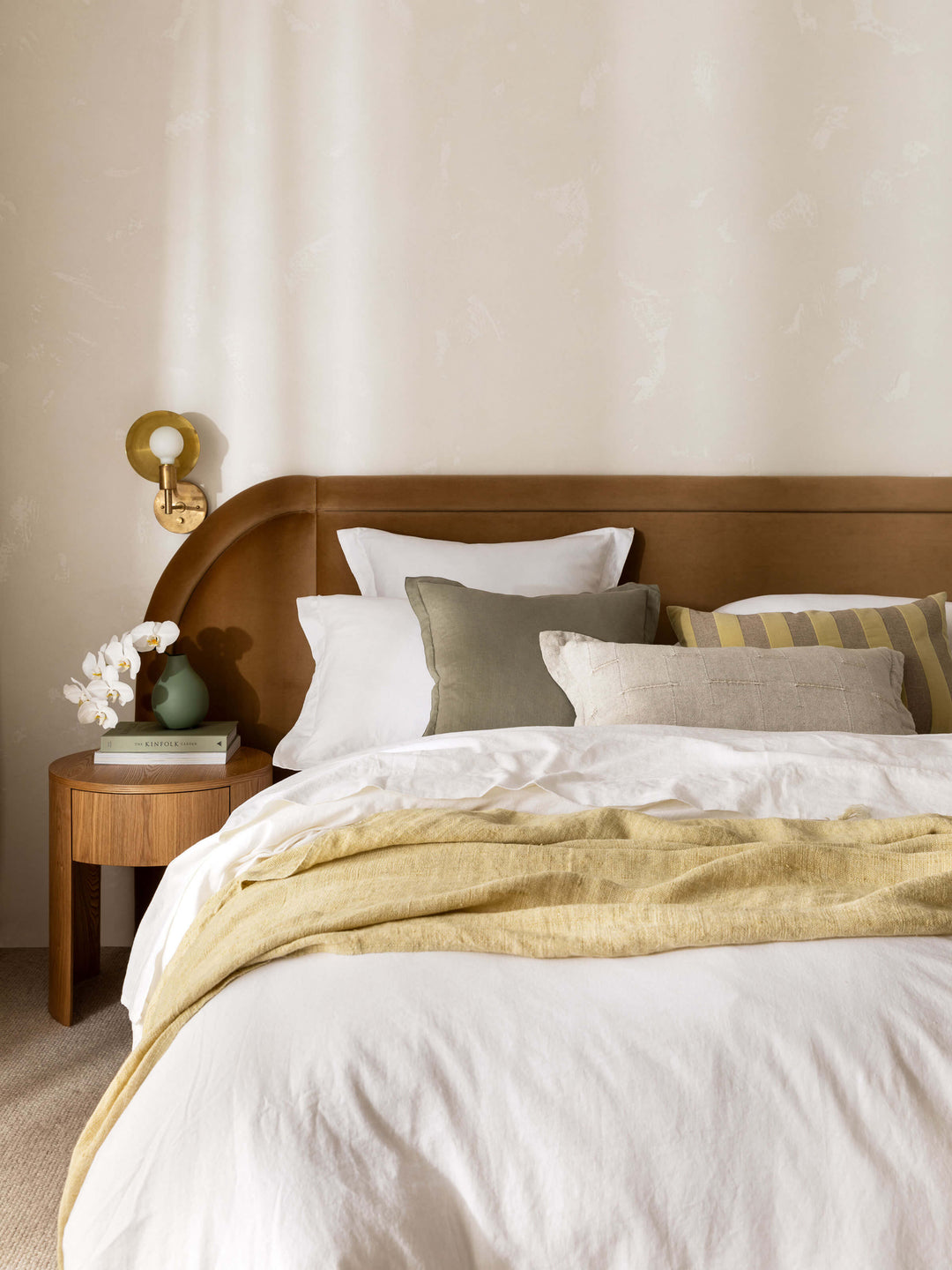 Avenue White Linen & Cotton Duvet Cover Set