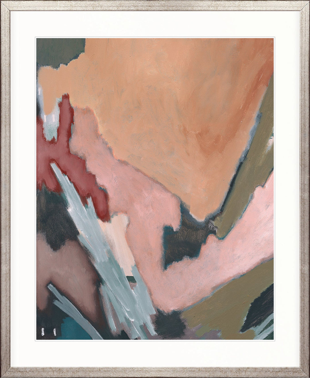 Lowen Abstract III framed abstract art print