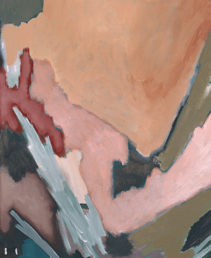 Lowen Abstract III framed abstract art print – view 3