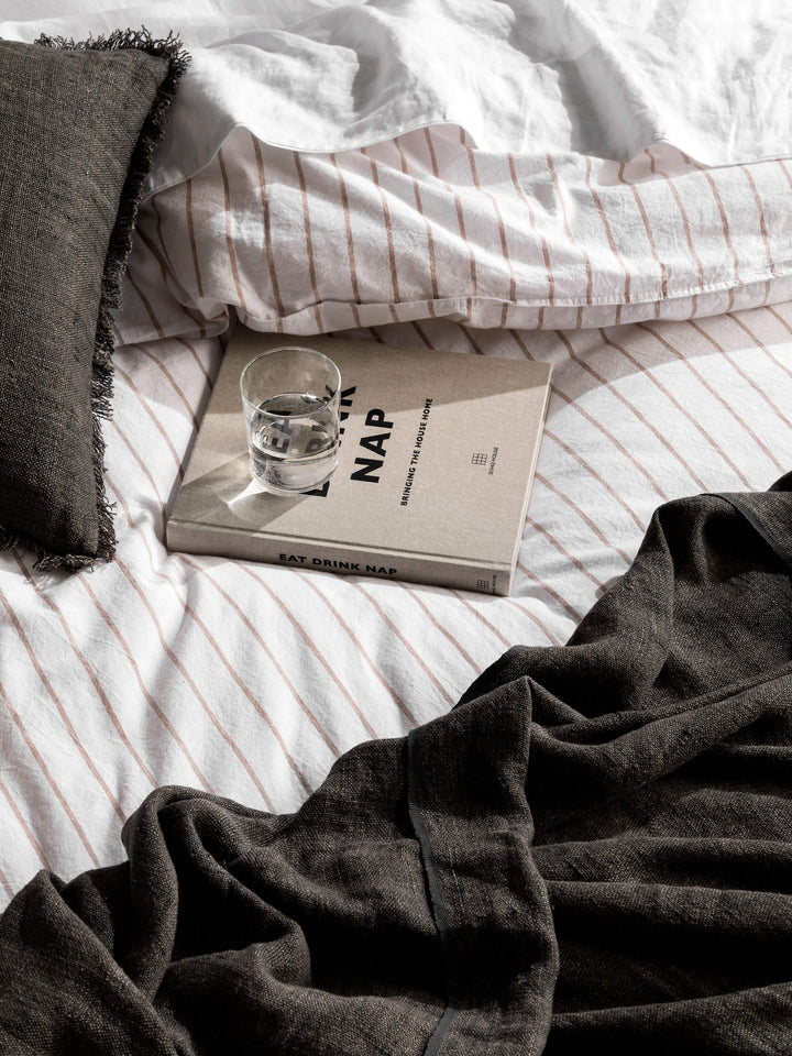 Loft Tan Linen & Cotton Duvet Cover Set